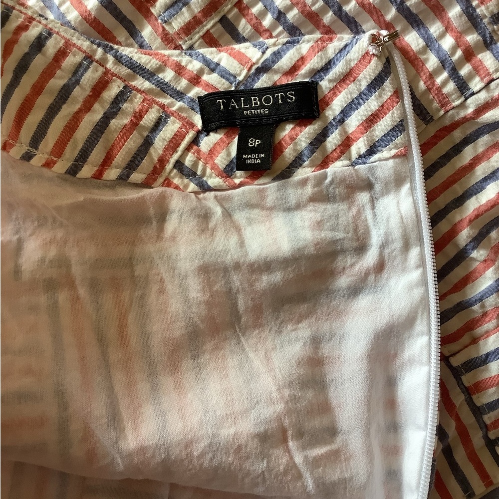 Talbots Patchwork Shift Dress - Picture 5 of 9